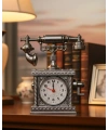 Retro Telefon Görünümlü Çalar Saat Masa ve Raf Dekoru
