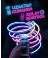 RGB Akıllı LED Neon Şerit Işık 3 Metre Uzaktan Kumandalı ve Telefon Kontrollü Renkli Aydınlatma