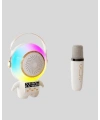 RGB Işıklı Astronot Bluetooth Hoparlör Karaoke Mikrofonlu