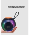 RGB Işıklı Bluetooth Hoparlör – 360° Stereo Ses ve 8 Saat Çalma Süresi