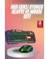 RGB Işıklı   Klavye Q Klavye Mouse Hediyeli