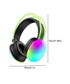 RGB Işıklı Yüksek Ses Kaliteli Kablosuz Kulak Üstü Bluetooth Kulaklık