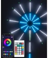 RGB LED Duvar Dekoru Sökülebilir Kollu Havai Fişek Işık Sistemi