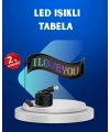 RGB Renkli LED Ekran Tabela USB Bağlantılı ve Kayan Yazı Destekli