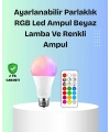 RGBW Teknolojili Akıllı LED Ampul, Zamanlayıcılı