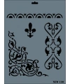 Rich New Seri N-130 Stencil 35x25 cm