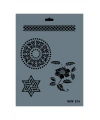 Rich New Seri N-135 Stencil 35x25 cm