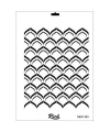 Rich New Seri N-393 Stencil 35x25 cm
