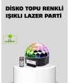 Ritim Hassasiyetli Bluetooth Hoparlörlü Disko Işığı Döner LED Efektli