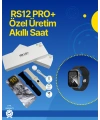 . RS12 PRO+ 2025 Serisi Full Ekranlı Akıllı Saat – 2GB Hafıza, Titanyum Kasa, Suya Dayanıklı, Uzun Şarj Süresi Garantili Model