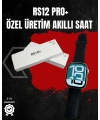 RS12 PRO+ Titanyum Kasa Akıllı Saat – Uyku ve Nabız Takibi, Suya Dayanıklı, Bluetooth Arama