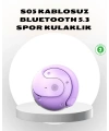 S05 Kablosuz Kulaklık Bluetooth 5.3 IPX4 Su Geçirmez Stereo Ses Otomatik Bağlantı