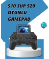 S10 Gamepad HDMI TV Bağlantılı 520 Klasik Retro Oyun 2025 Seri Orijinal
