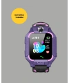 S10 Mor Akıllı Çocuk Saati Geçmiş Konum ve Acil Durum Uyarılı
