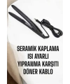 Saç Düzleştirici Isı Ayarlı Döner Kablo Yıpranma Karşıtı