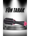 Saç Şekillendirici Ve Saç Düzleştirici Fön Tarağı Tarak Fırça 1200w Saç Kurutma