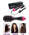 Saç Şekillendirici Ve Saç Düzleştirici Fön Tarağı Tarak Fırça 1200w Saç Kurutma