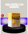 Sarı Şifreli Eğitici Çocuk Kumbarası Otomatik Para Girişli