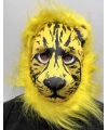 Sarı Yeleli Sarı Saçlı Aslan Maskesi Mega Peluş 2 No