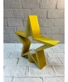 Sarı Yıldız Mumluk Modern Salon ve Raf Dekoru
