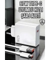 Şarj Aleti Turbo Hızlı 67W Type-C Hızlı Şarj