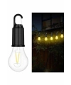 Şarjlı Dekoratif Kamp Lambası Askılı Ampul Led Işık Type-C Girişli