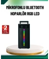 Şarjlı Işıklı Bluetooth Hoparlör | USB, AUX, TF Kart ve Radyo Destekli