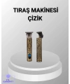 Şarjlı Kablosuz Tıraş Makinesi – 1800 mAh Batarya, Uzun Pil Ömrü, Profesyonel Sessiz Motor