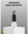 Şarjlı Kancalı LED Lamba – Kamp, Balkon ve Acil Durum Işığı