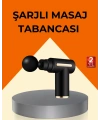 Şarjlı Kas Masaj Aleti 6 Kademe 4 Başlık Derin Doku EMS Titreşim Sporcu Masaj Tabancası