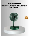 Şarjlı Katlanabilir Mini Fan – 3 Kademe Hız Ayarı, Taşınabilir Tasarım
