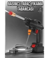 Şarjlı Oto Yıkama Tabancası Su Basınçlı Hazneli Bataryalı