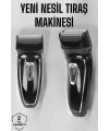 Şarjlı Paslanmaz Çelik Bıçaklı ve Kablosuz Saç Sakal Tıraş Makinesi