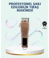 Şarjlı Saç Kesme Makinesi – Type-C Girişli, LCD Ekranlı ve Sessiz Motor