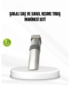 Şarjlı Saç ve Sakal Kesme Makinesi – Paslanmaz Çelik Bıçak, Ayarlanabilir Başlık