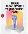 Şarjlı Su Buharlı El Vantilatörü – Taşınabilir Serinletici Fan