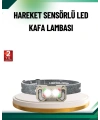 Şarjlı Wave Sensörlü LED Kafa Feneri Outdoor Kullanım