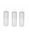 Şeffaf Sos Şişesi - 1000ML Dev Boy 3 Adet