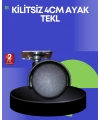 Sehpa ve Ekipmanlar İçin 4 cm Kilitsiz Ayak Tekli