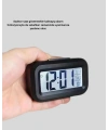 Sensörlü Dijital Masa Saati Alarm ve Sıcaklık Göstergeli