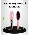 Seramik Plakalı Elektrikli Saç Düzleştirici – Hızlı Isınma, Uzun Kablo, 25W–39W Güç