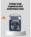 Sessiz Çalışan Turbo Fan Güçlü Hava Akışlı Masa Üstü Vantilatör