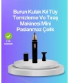 Sessiz çalışan tüy düzeltici burun ve kulak makinesi