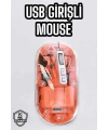 Sessiz Kablosuz USB Girişli Mouse Fare Yüksek Performanslı