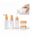Seyahat İçin 5’li Şeffaf Kozmetik Kap Seti 30 ml