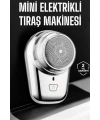 Seyahat Tipi Tıraş Makinesi Taşınabilir Kablosuz Mini Paslanmaz Çelik