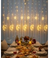 Sıcak Beyaz Ay Yıldız Işık Zinciri Parti Düğün Ramazan Dekoru