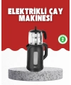 Sıcak Tutma Özellikli 2’si 1 Arada Çay Makinesi ve Su Isıtıcı