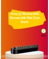 Şık ve İşlevsel Fosforlu Araç Numaratörü – Kolay Kullanım, Yüksek Görünürlük