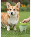 Silikon Kıllı Köpek Pati Temizleme Kabı Orta Büyük Irklar İçin Taşınabilir